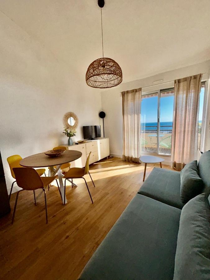 Superbe T2 Avec Terrasse Et Vue Su Mer Quartier Des Quilles A Sète Exterior foto